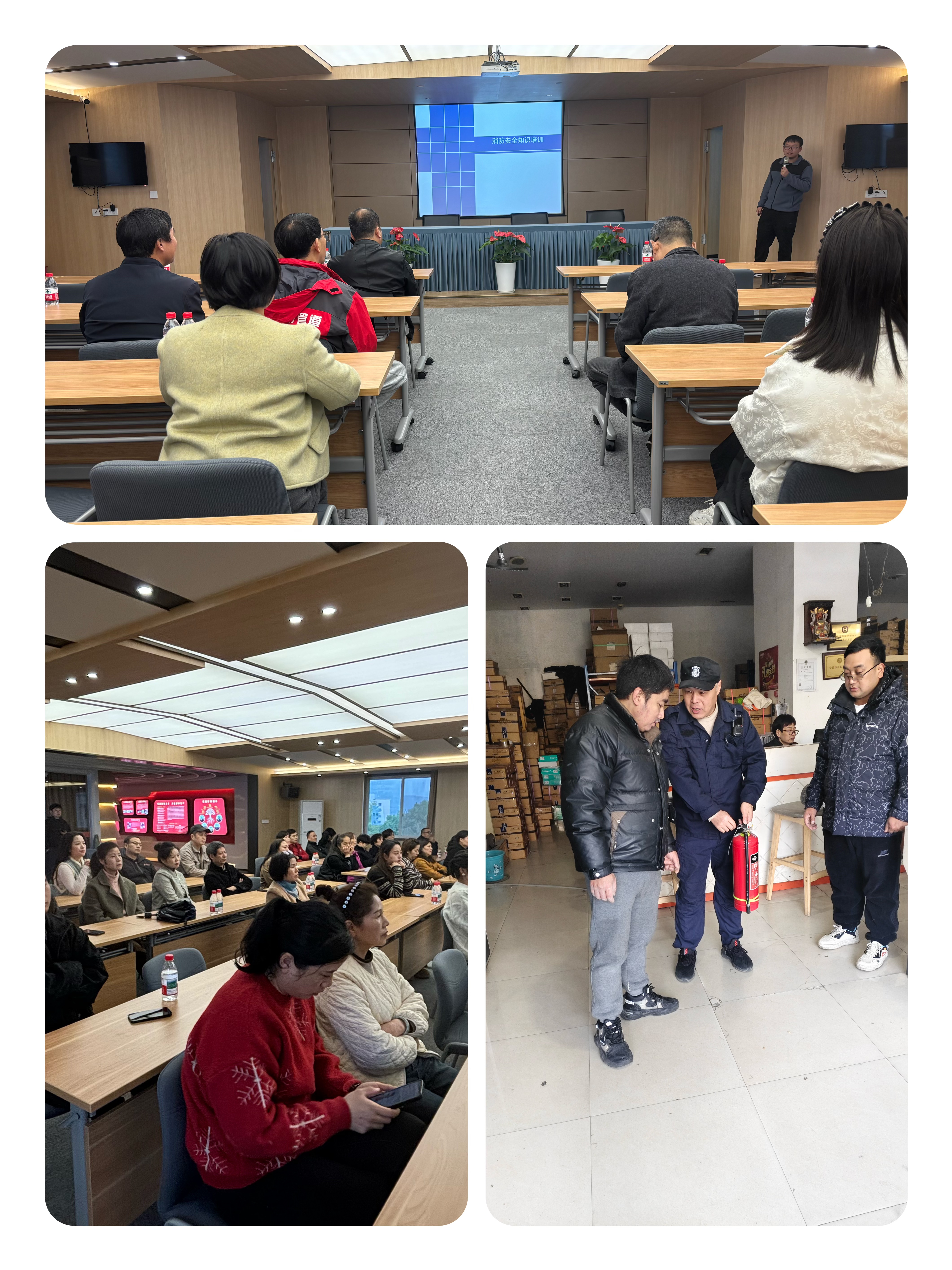 消防培訓進市場 齊心共建“防火墻”